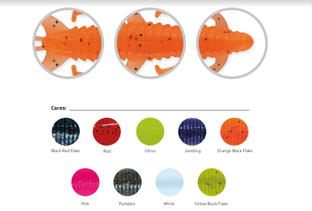 Isca Artificial Crawly 4" Pure Strike